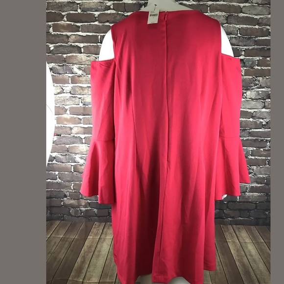 Lane Bryant Bell Sleeve Fit And Flare Dress - Picture 6 of 7